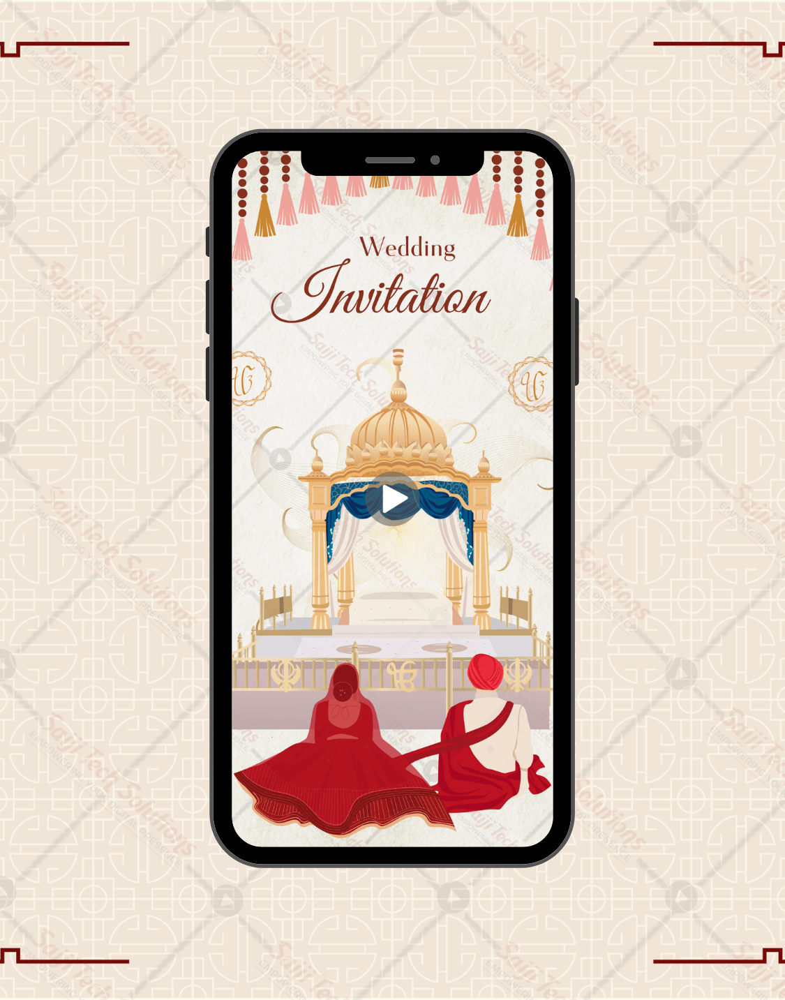Sikh Wedding Invitation Video-thumbnail-1