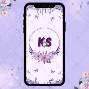 Lavender Floral Wedding Invitation