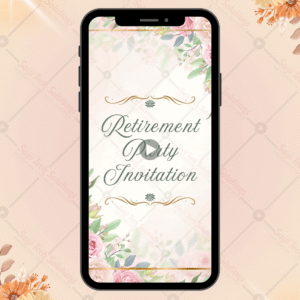 Retirement Party Invitation Video | Digital Invite