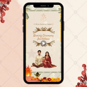 Naamkaran Sanskar Invitation | Ganpati Blessings