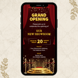 New Showroom Grand Opening Digital Invitation Card